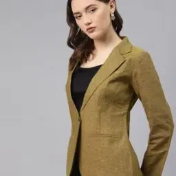 cottinfab Textured Single-Breasted Blazer-picture-38