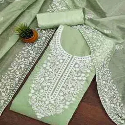 svaraa Women Embroidered Unstitched Dress Material-picture-47