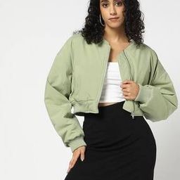 yousta Women Quilted Fitted Bomber Jacket-picture-36