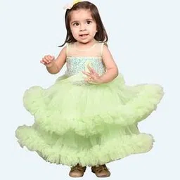 modish Sequins Embellished Fit & Flare Tiered Dress-picture-45