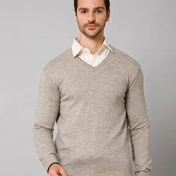 cantabil V-Neck Full-Sleeves Pullover-picture-27