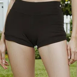 Shein Activewear Flexi Waist Ruched Mini Hot Pants-picture-38