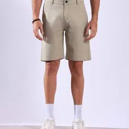 hence Men Regular Fit City Shorts with Insert Pockets-picture-48