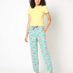yousta Women Printed Pyjamas with Insert Pockets-picture-13