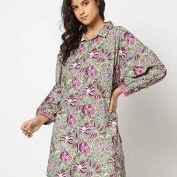 Women Floral Print Tunic-image-90