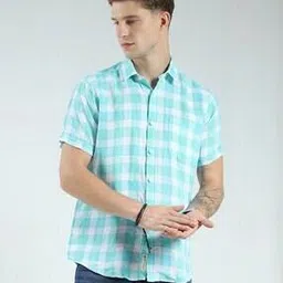 monte carlo Men Checked Regular Fit Shirt-picture-14