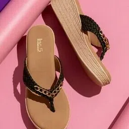 inc 5 Women Braided Thong-Strap Wedges-picture-33