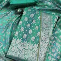 mbz.in by meena bazaar Women 3-Piece Unstitched Dress Material-picture-21
