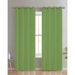 divine casa Blackout Eyelet Door Curtain image 1