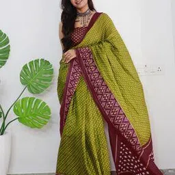satrani Micro Print Cotton Saree-picture-53