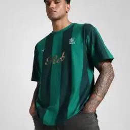 puma Colour-Block Relaxed Fit Crew-Neck T-Shirt-picture-21