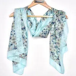 naisha Printed Stole with Thin Borer-picture-18