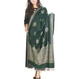 matelco Women Woolen Reversible Stole with Tassels-picture-11