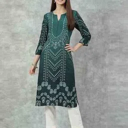 biba Printed Straight Kurta-picture-21