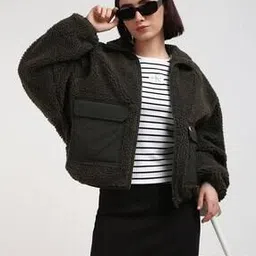 tommy hilfiger Women Tailored Fit Teddy Jacket-picture-41