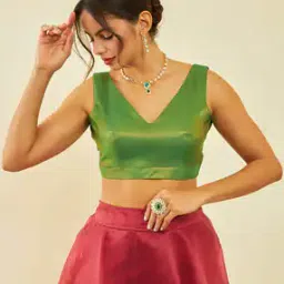 soch V-Neck Back-Open Blouse-picture-15