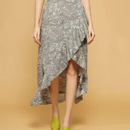 oomph! Women Paisley Print Wrap Skirts-picture-21