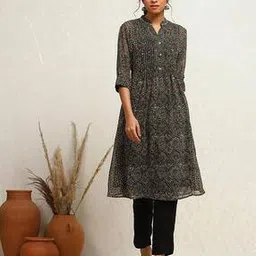 biba Women Printed A-Line Kurta-picture-11