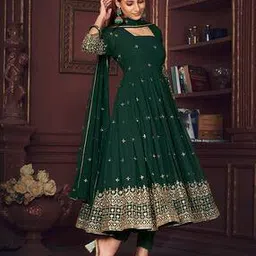 Women Embroidery Semi-Stitched-image-1