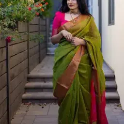 indie picks Kanjivaram Woven Banarasi Silk Saree  -picture-51