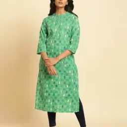 Women Geometric Print Straight Kurta-picture-48