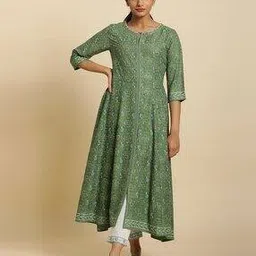 Women Floral Print A-Line Kurta-picture-12