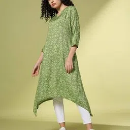 acai Women Floral Print A-Line Kurta-picture-53