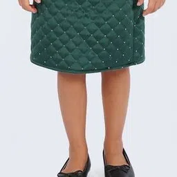 one friday Girls Checked Wrap Skirt-picture-23