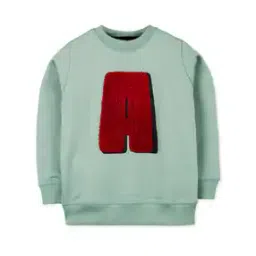 Boys Typographic Print Round-Neck Sweatshirt-image-8