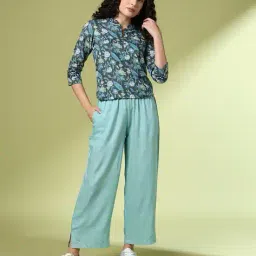 acai Women Straight Fit Pants with Insert Pockets image 1