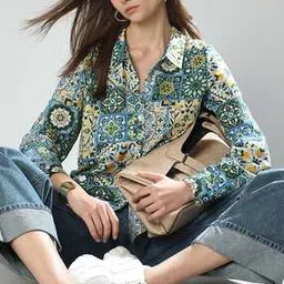vero moda Women Floral Print Regular Fit Shirt-picture-36