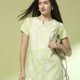 acai Women Floral Print Straight Kurta-picture-20