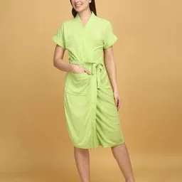 creeva Women Micro Terry Bathrobe-picture-31