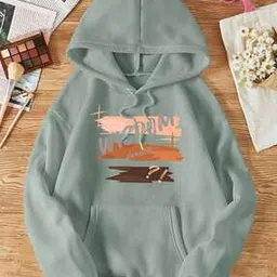 fyre rose Women Typographic Print Regular Fit Hoodie-picture-43