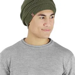 bharatasya Men Knitted Beanie Cap-picture-10