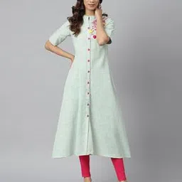 jaipurattire Embroidered A-line Kurta-picture-52