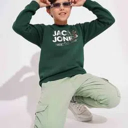 jack & jones Typographic Print Crew-Neck Sweatshirt-picture-48