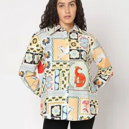 vero moda Women Floral Print Regular Fit Shirt-picture-38