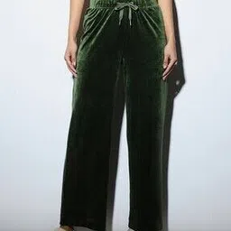 only Women High-Rise Wide-Leg Velour Pants-picture-43