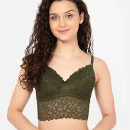 clovia Women Solid Padded Full Cup Wirefree Bralette Bra-picture-23
