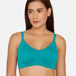 zivame Basics Double Layered Non-Wired Non-Padded 3/4th Coverage Super Support Bra-picture-48