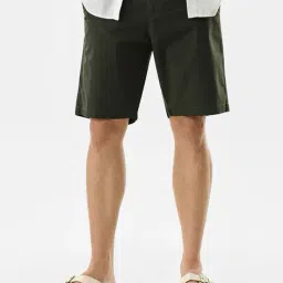 snitch Men Mid-Rise City Shorts with Elasticated Waist image 1