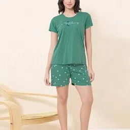 quira Women Printed T-Shirt & Shorts Set-picture-43