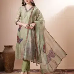 fashor Embroidery Straight Kurta Set-picture-49