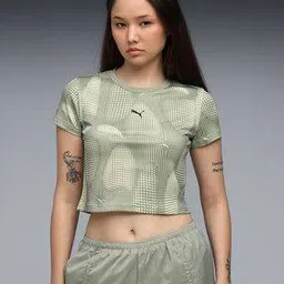 puma Women Fitted Crew-Neck T-Shirt-picture-37