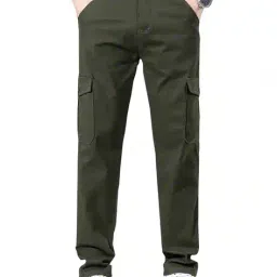 neonomad Men Mid-Rise Relaxed Fit Cargo Pants image 1