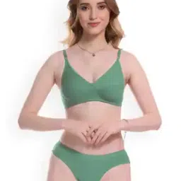 cumsin Cotton Bra & Panties Set -picture-27
