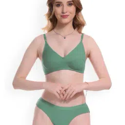cumsin Cotton Bra & Panties Set  image 1