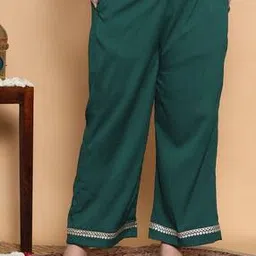 letsdressup Women Embroidered Palazzo with Semi-Elasticated Waist-picture-49