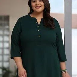 extra love by libas Women Straight Tunic with Mandarin Collar-picture-45